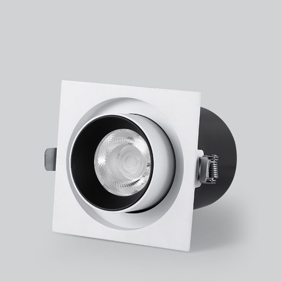 Adjustable D115 Series LED Spot Downlight Square 15W