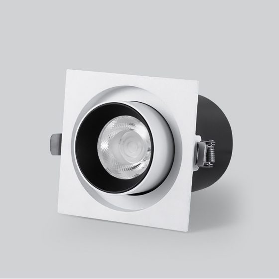 Verstelbare D160-serie LED-spot, vierkant model, 30-35W