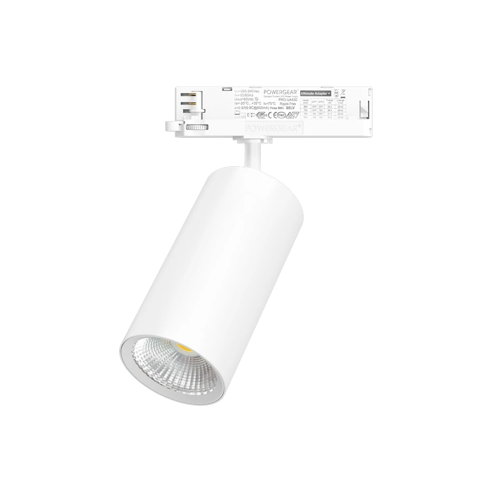 F1M-D85 Foco LED modular para riel interior de 25-40 W