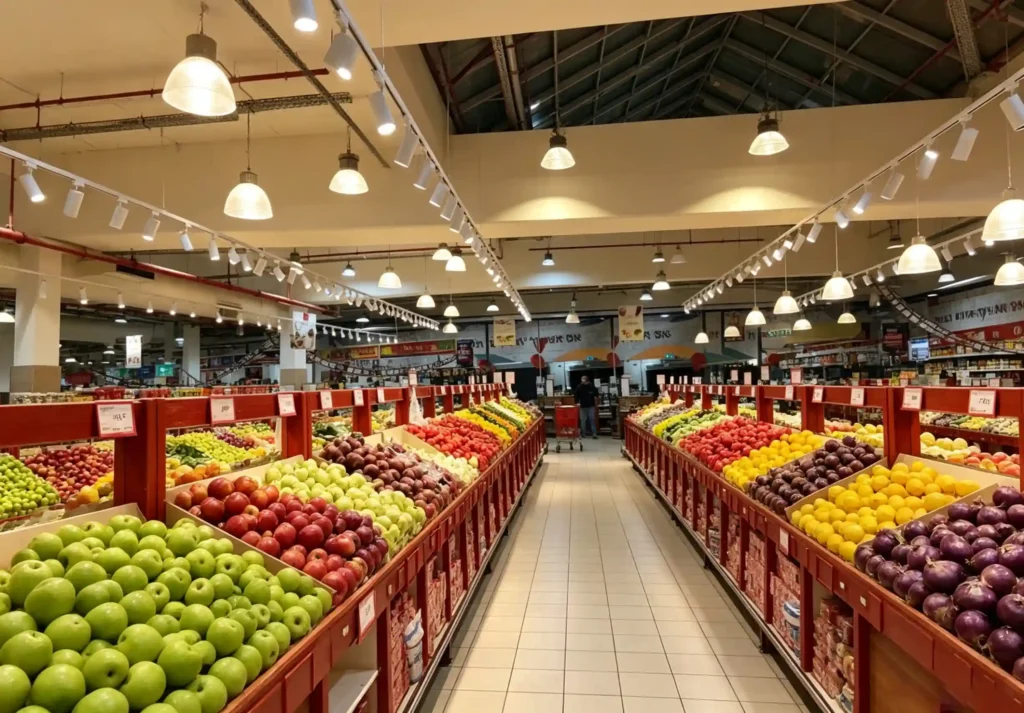 LED Track Light Supermarket In Israel