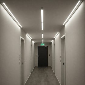 Provide basic lighting solutions for corridors and aisles