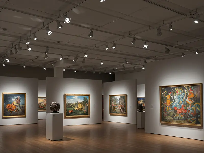 Art gallery lighting Solution