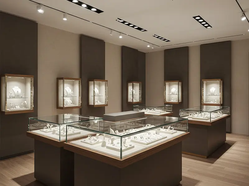 Jewelry store lighting Solution