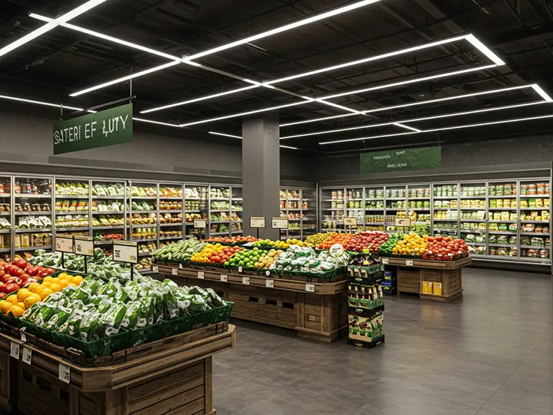 Supermarket lighting Solution