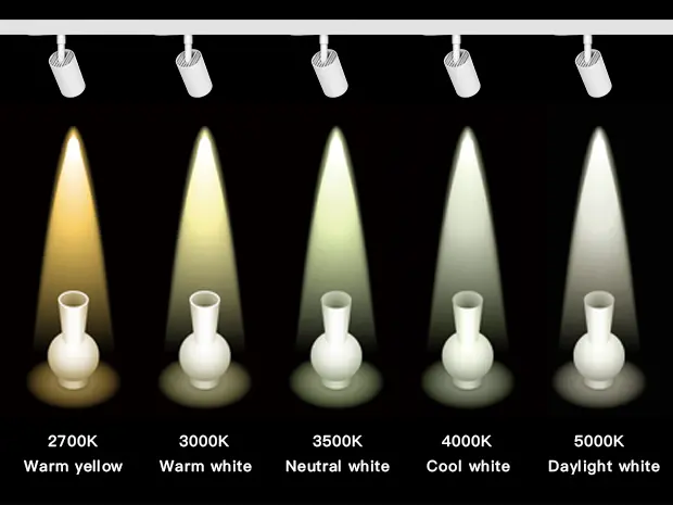Magnetic lighting color temperature chart