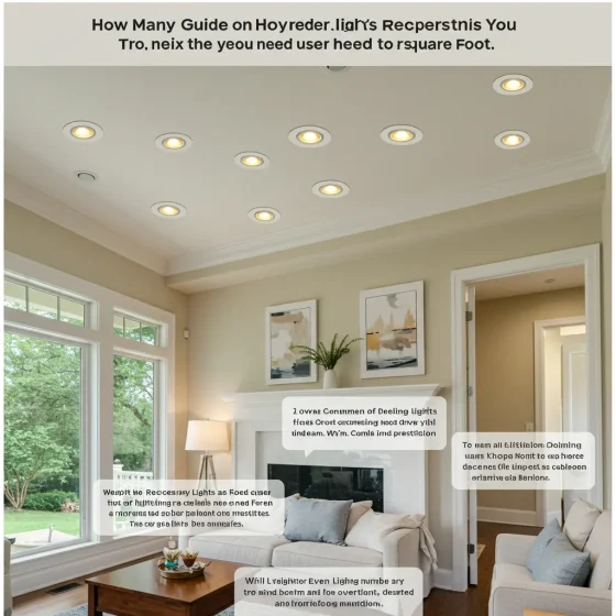 How Many Recessed Lights Per Square Foot (2025 Guide)