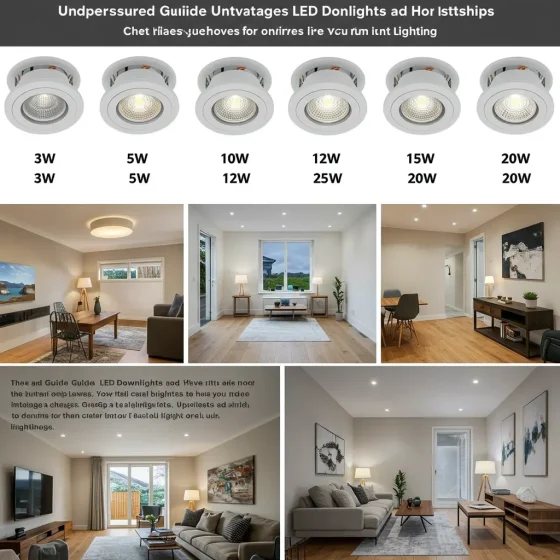 What Wattage LED Downlight Do I Need: A Guide to Any Room