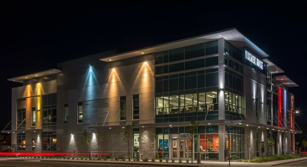 Luzes LED para edifícios comerciais: um guia definitivo [2025]