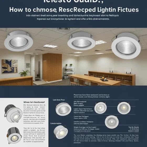 How to Choose Commercial Recessed Lighting Fixtures