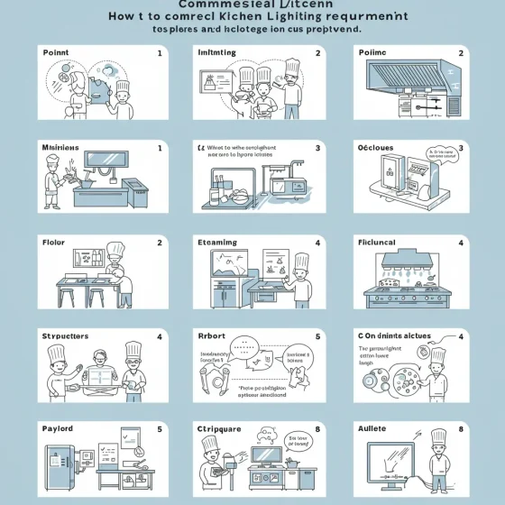 How to Meet Commercial Kitchen Lighting Requirements