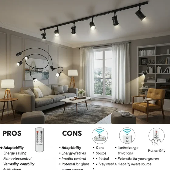 Plug-In Track Lighting with Remote: Pros and Cons