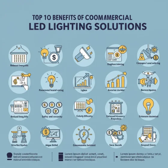 Top 10 Benefits of Commercial LED Lighting Solutions