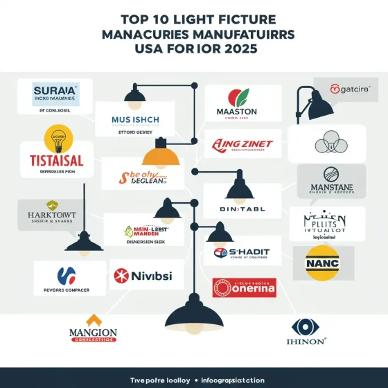 Top 10 Light Fixture Manufacturers in USA for 2025