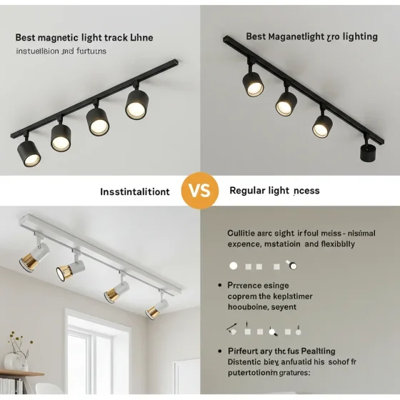 Best Magnetic Track Light vs Regular Track Light: Key Differences