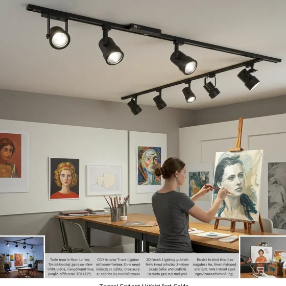 La mejor iluminación de riel para estudios de arte: una guía completa para el comprador.