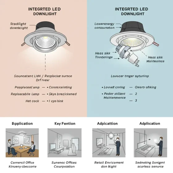 What Is an Integrated LED Downlight? Benefits and Applications