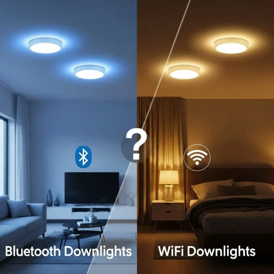 Bluetooth vs WiFi Downlights: Which Smart Lighting Fits You?