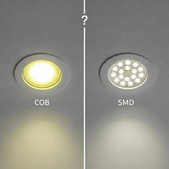 COB vs SMD LED Recessed Spotlights: Which Is Better?