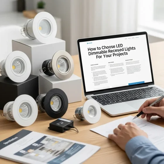 How to Choose LED Dimmable Recessed Lights for Your Projects