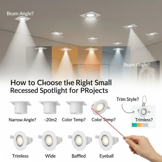How to Choose the Right Small Recessed Spotlight for Projects