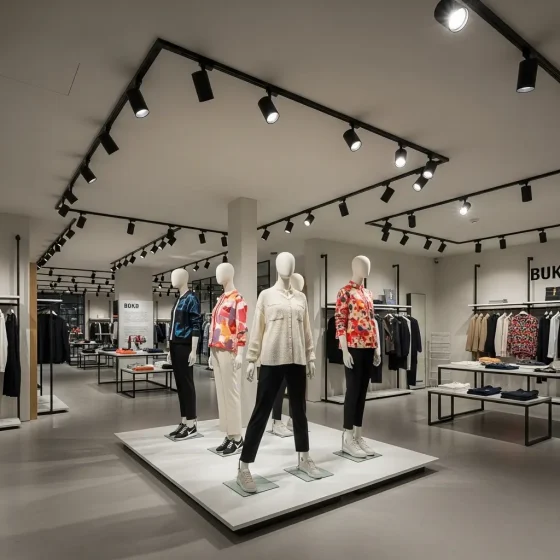 Die Rolle der Schienenbeleuchtung im visuellen Merchandising von Einzelhandelsgeschäften