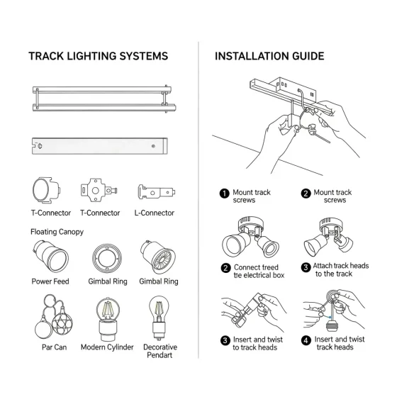 Understanding Track Lighting Systems and Installation Methods
