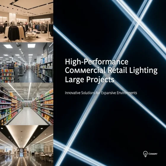 High-Performance Commercial Retail Lighting for Large Projects