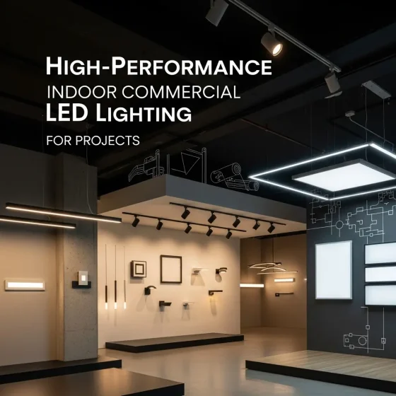 إضاءة LED تجارية داخلية عالية الأداء للمشاريع