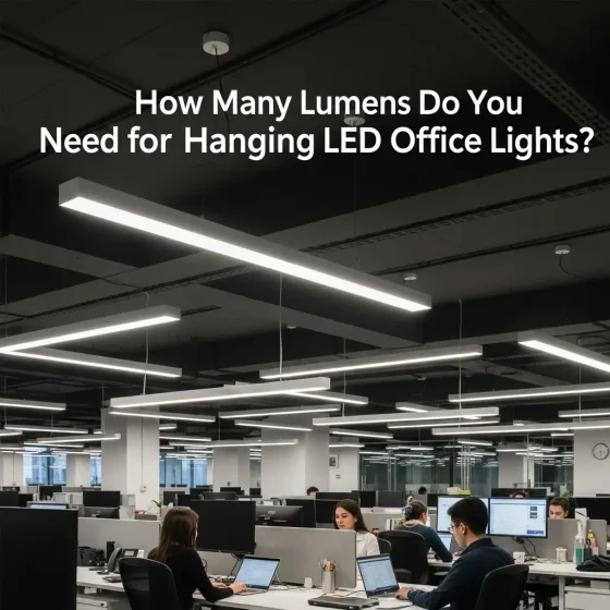 How Many Lumens You Need for Hanging LED Office Lights