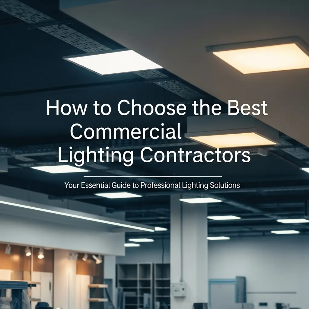 How to Choose the Best Commercial Lighting Contractors - XHLUX