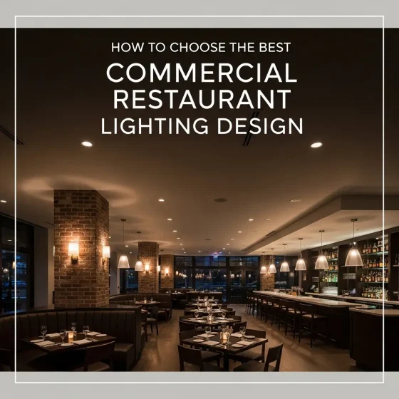How to Choose the Best Commercial Restaurant Lighting Design