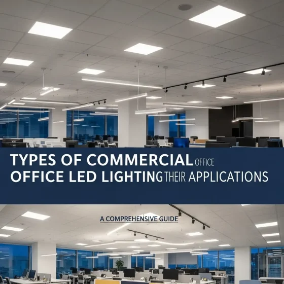 Types of Commercial Office LED Lighting and Their Applications