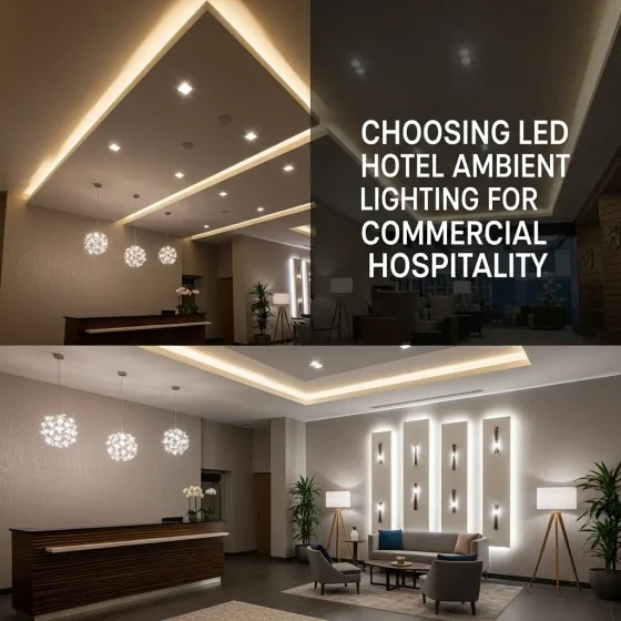 Hotel Ambient Lighting Solutions for Lobbies and Guest Rooms