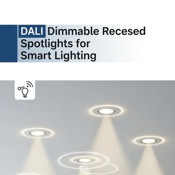 DALI Dimmable Recessed Spotlights for Smart Lighting