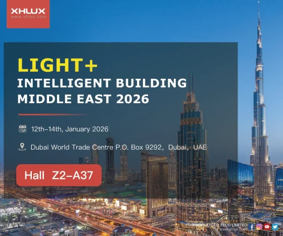 XHLUX Lighting präsentiert Gewerbebeleuchtung auf der Light Middle East 2026