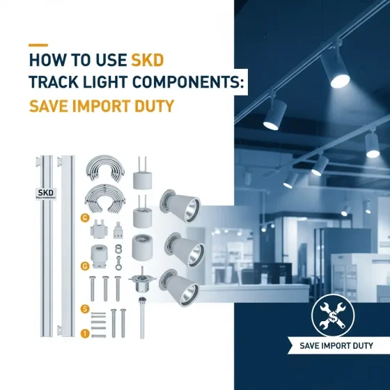 SKD Track Light Components: Save Import Duty
