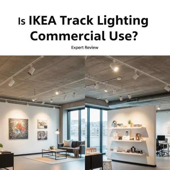 ¿Es la iluminación de riel de Ikea adecuada para uso comercial? (Análisis de expertos)