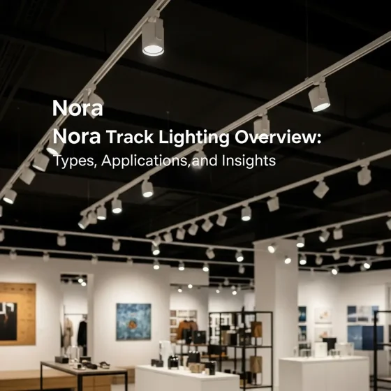 Descripción general del sistema de iluminación de riel Nora: tipos, aplicaciones e información relevante