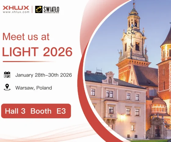 XHLUX Lighting präsentiert gewerbliche Beleuchtung auf der Lichtmesse Warschau 2026