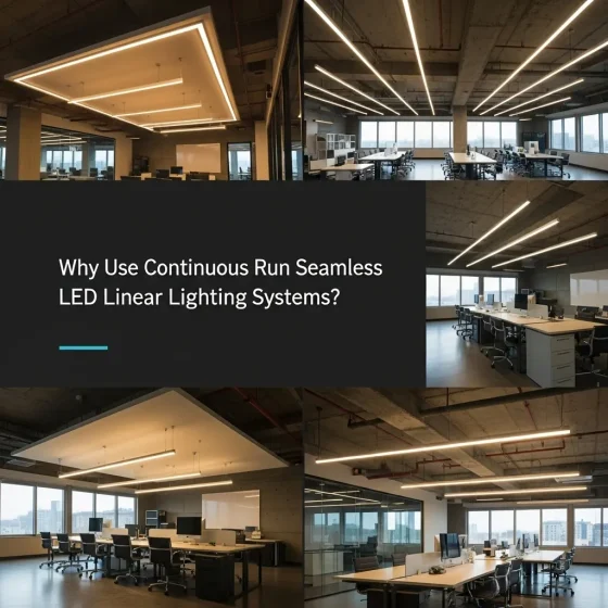 Continuous Run Seamless LED Linear Lighting Systems