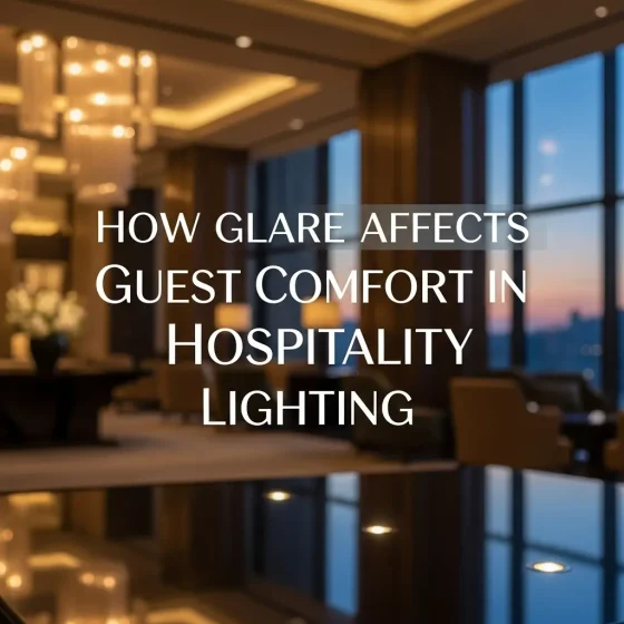 How Glare Affects Guest Comfort in Hospitality Lighting