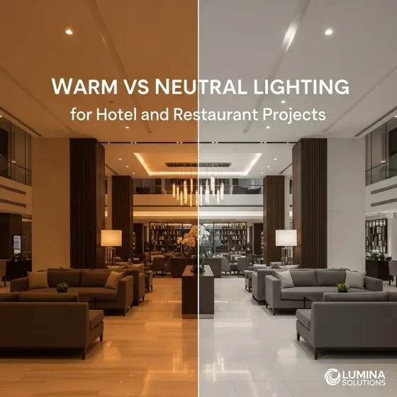 Warm vs Neutral Lighting for Hotel and Restaurant Projects