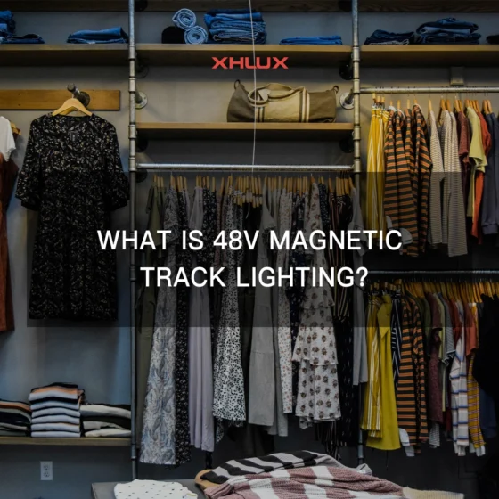 Che cos'è l'illuminazione a binario magnetico a 48 V?