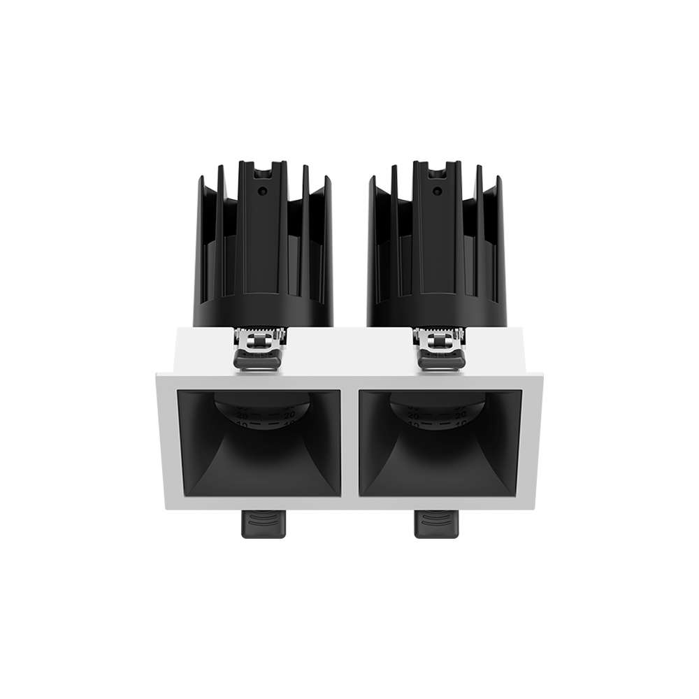 Wall Washer D62x118 Series Double Head Square LED Downlight 2x5W-2x10W