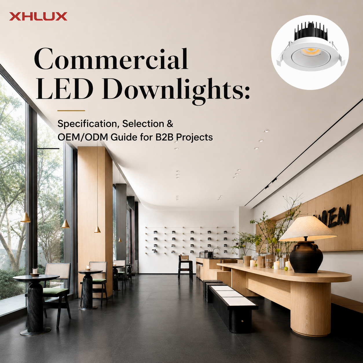 Commercial LED Downlights | Specification & OEM Guide | XHLUX