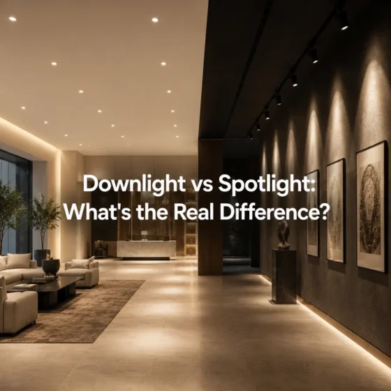 Downlight vs Spotlight: What's the Real Difference? Downlight vs Spotlight: What's the Real Difference?