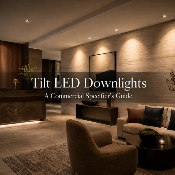 How Tilt Angle Affects Adjustable LED Downlight Performance How Tilt Angle Affects Adjustable LED Downlight Performance