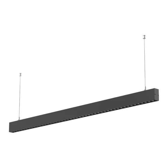 L1200/L1500 Series 3562 Slenda Louver Lens LED Linear pendant Light 25-50W
