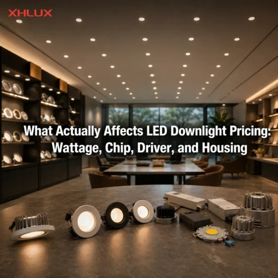 What affects LED downlight pricing
