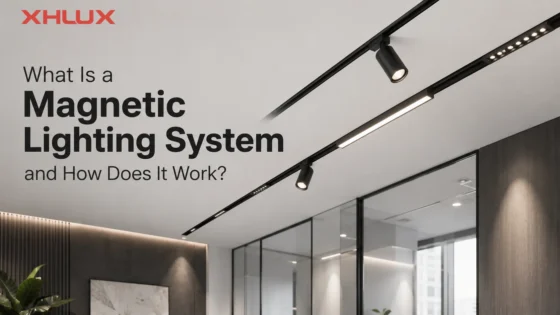 Magnetic lighting system guide for commercial 48V track selection